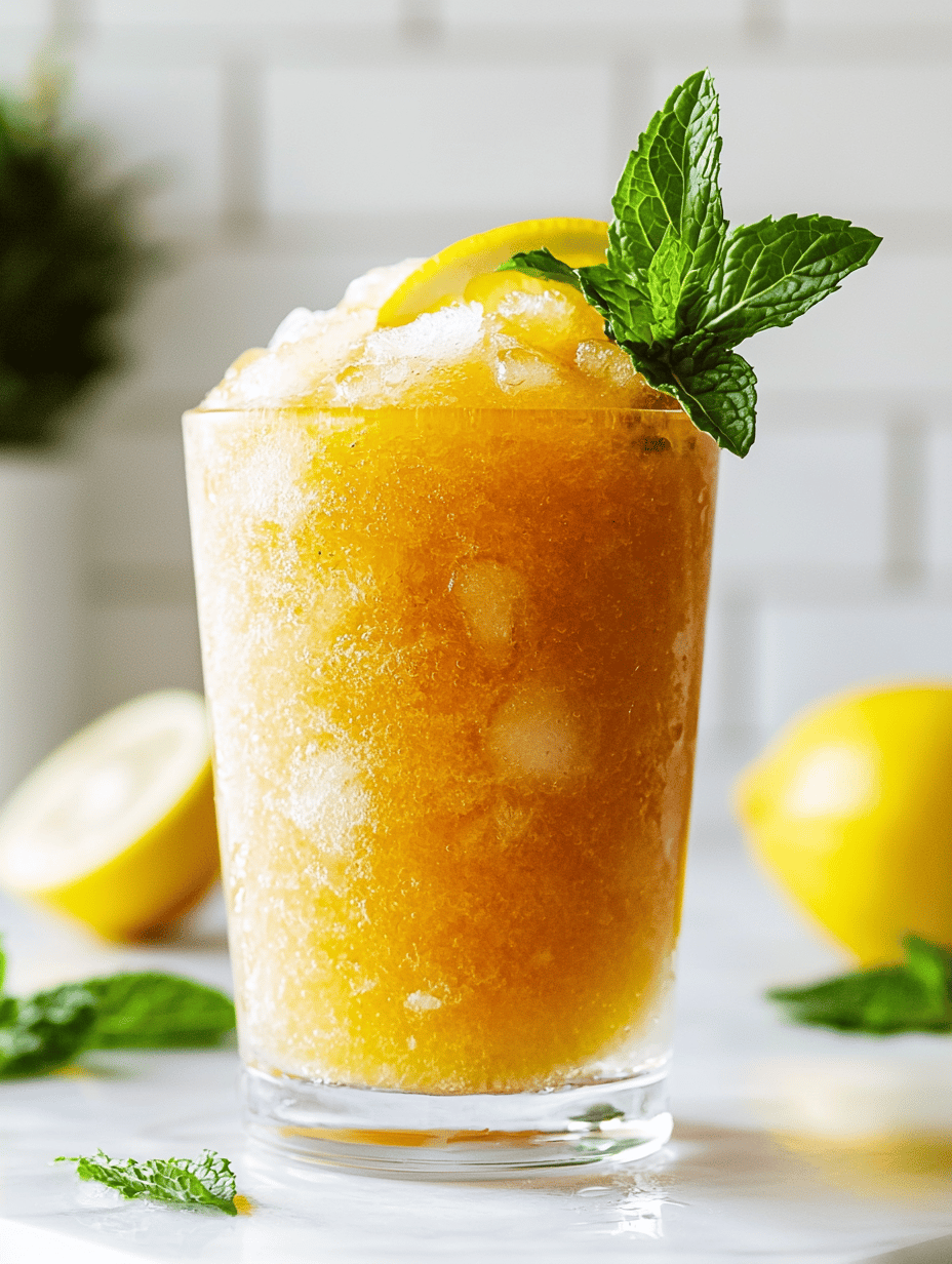 Beat the Heat: The Unconventional Charm of Iced Tea Slushies
