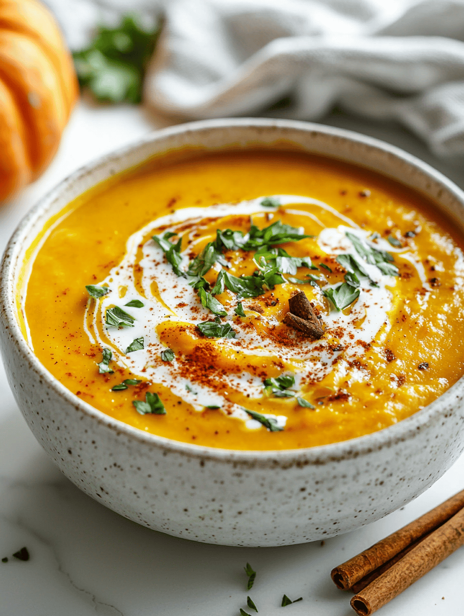 The Surprising Elegance of Vegan Pumpkin Soup in a Frame