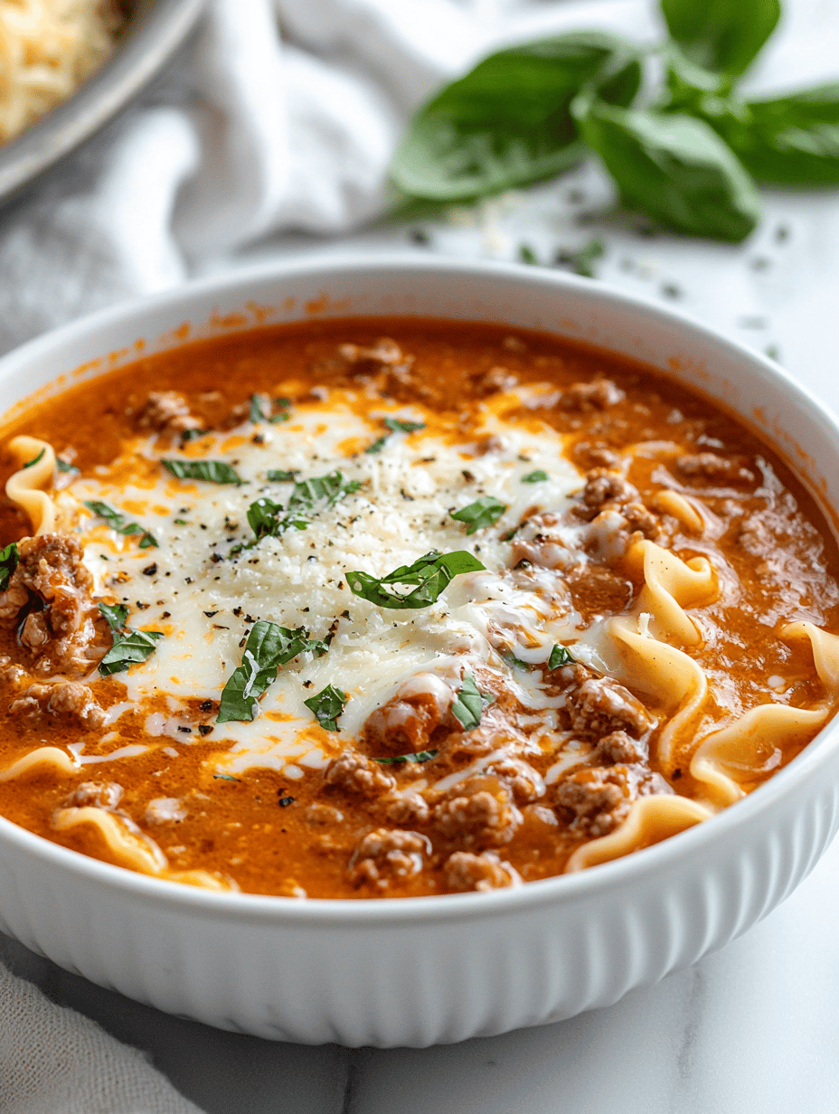 Transform Your Dinner with Lazy-Day Lasagna Soup