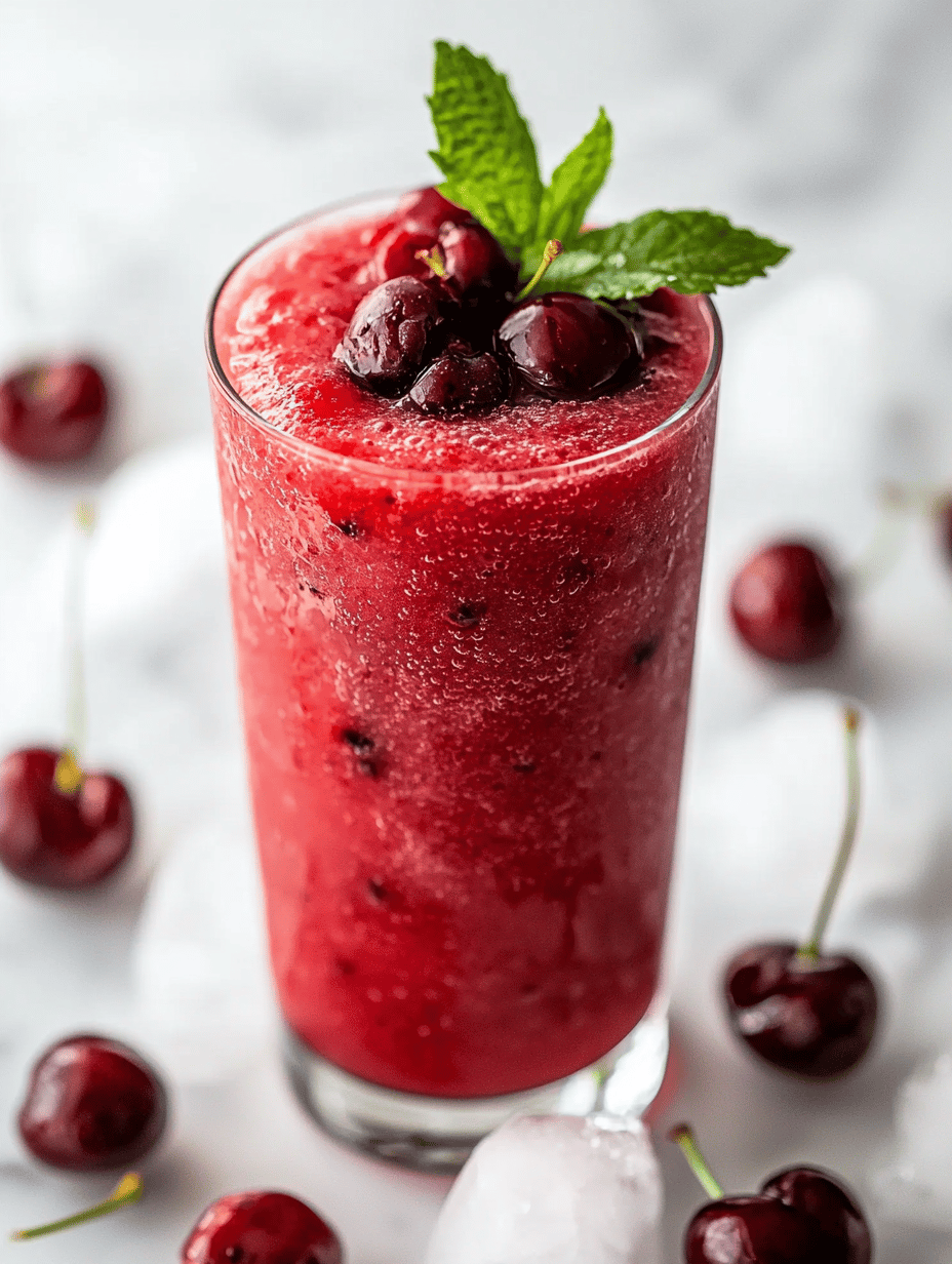 Charming Cherry Slushie: Your Unexpected Cool-Down Ally