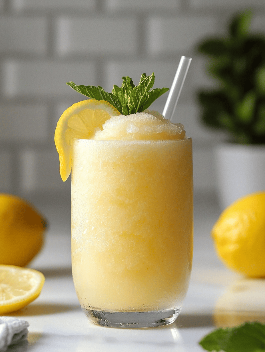 Chill Out with an Unexpected Twist: The Ultimate Lemonade Slushie