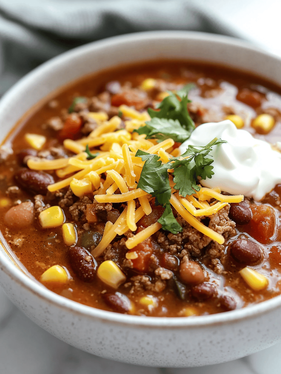 The Secret Ingredient That Turns Taco Soup into Comfort in a Bowl