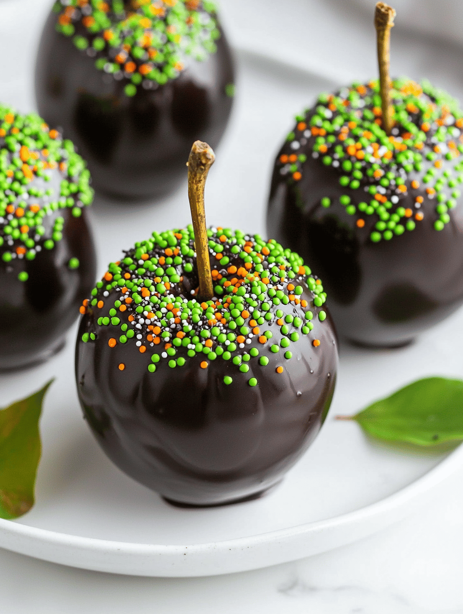 Enchanted Halloween Poison Toffee Apples: A Sinister Delight