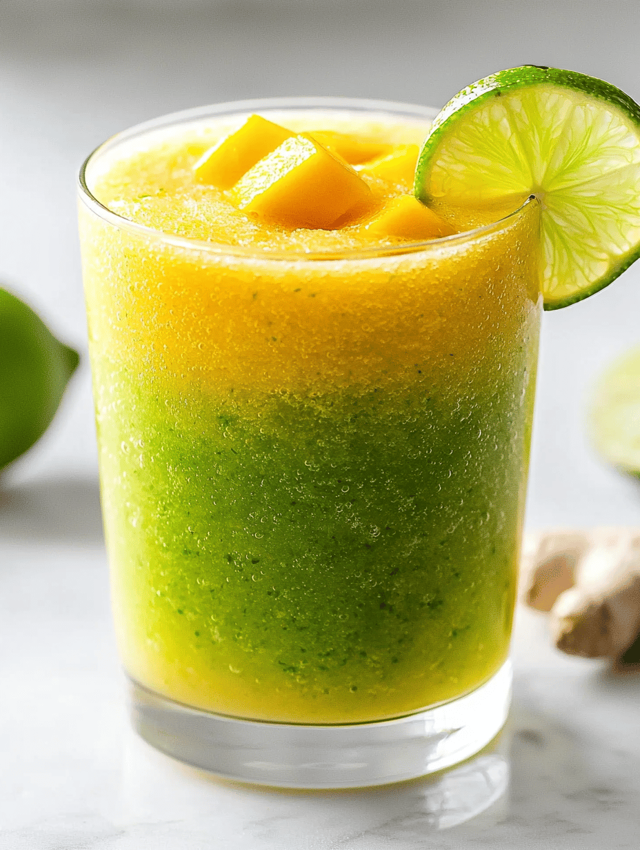 Sun-Kissed Mango Slushie: A Refreshing Escape