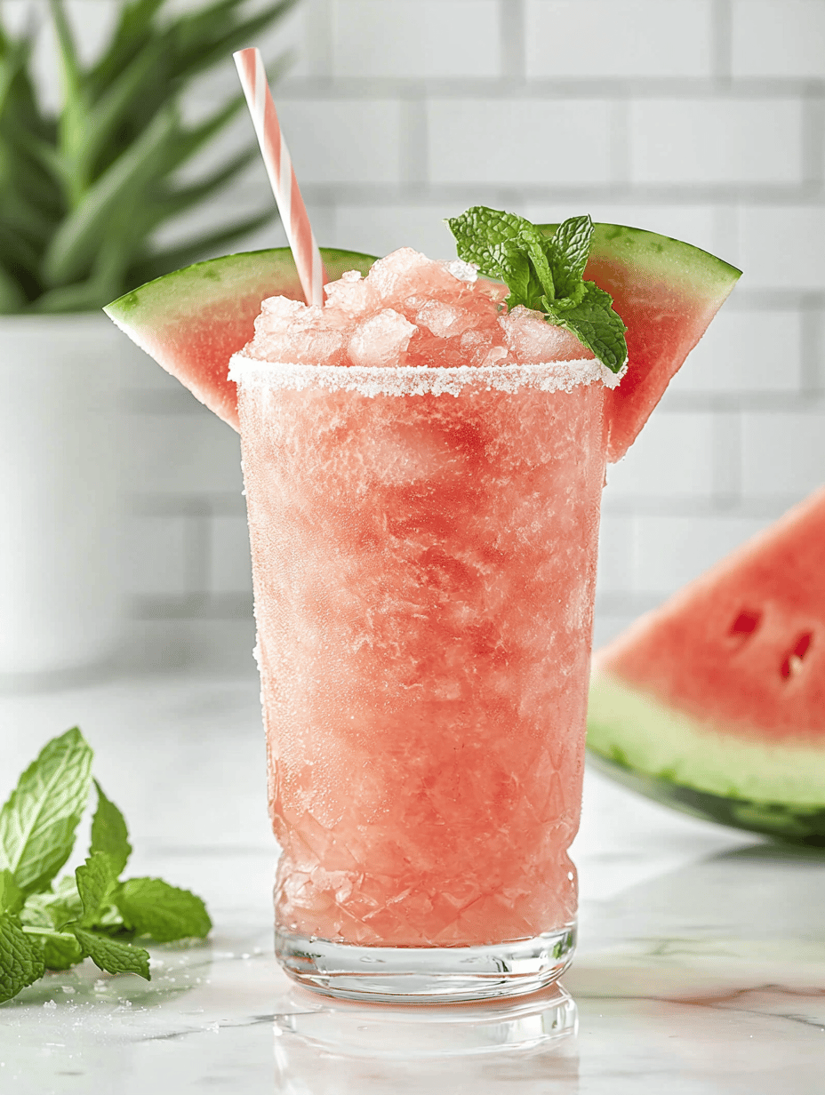 Chill Out with an Unexpected Watermelon Twist: The Frozen Slushie You Never Knew You Needed